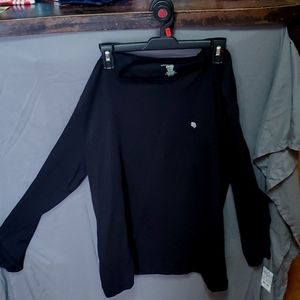 Lucky Brand Large Black Crew neck long sleeve t-shirt NWT